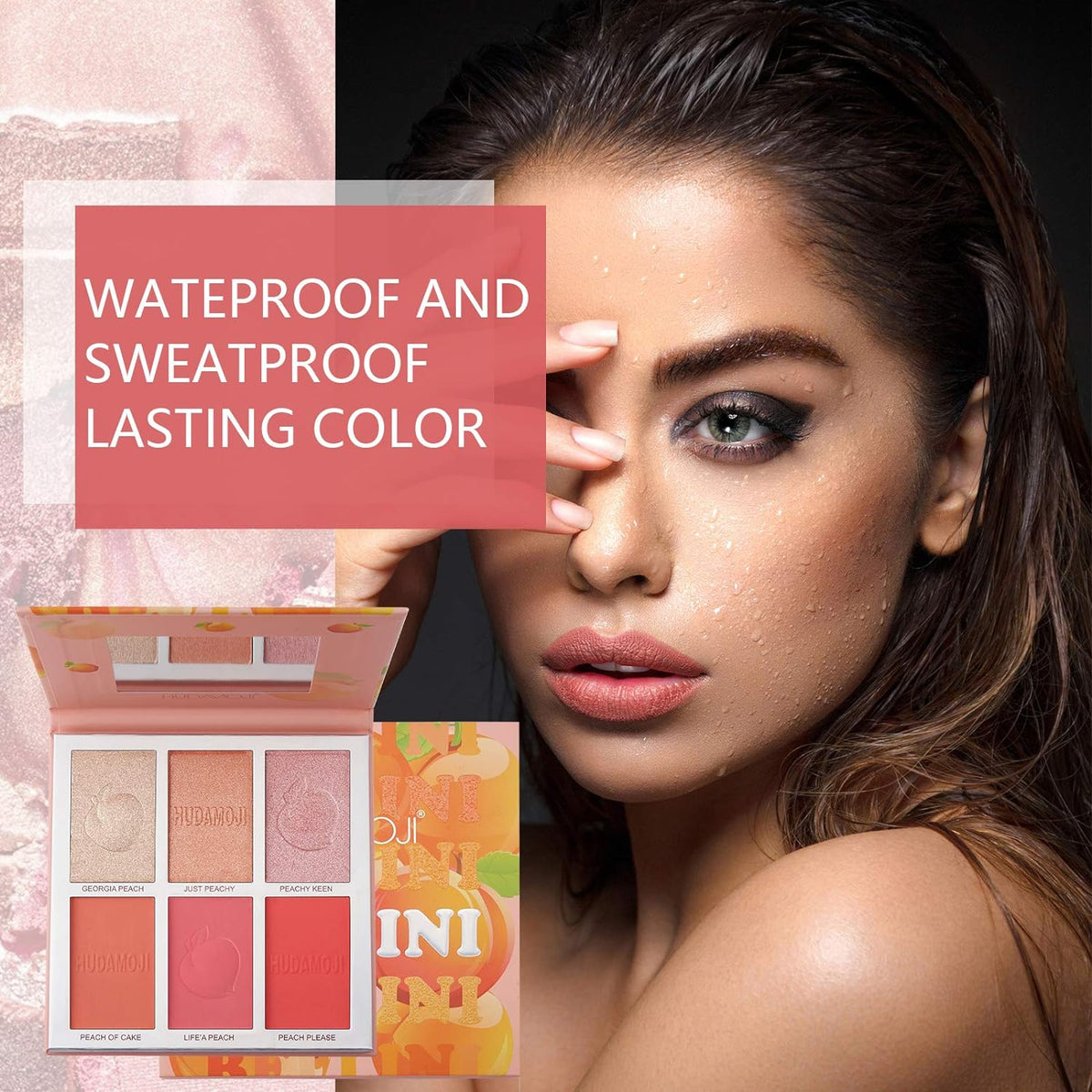 HUDAMOJI BELLINI HIGHLIGHTER & BLUSHER PALETTE